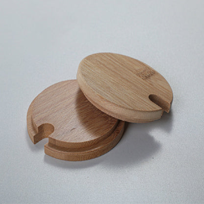 Bamboo Seasoning Container Set with Lids
