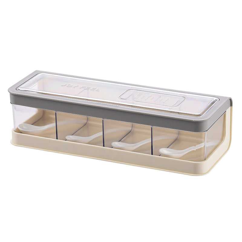 Spice Box with 4 Compartments