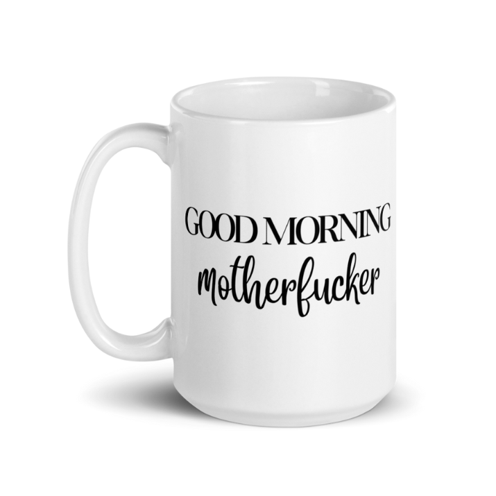 Good Morning Motherfucker & Middle Finger Mug