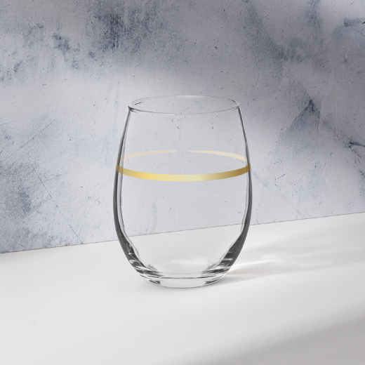 Stemless Wine Glass - The Gold Standard