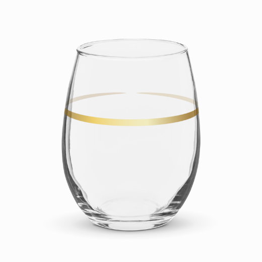 Stemless Wine Glass - The Gold Standard