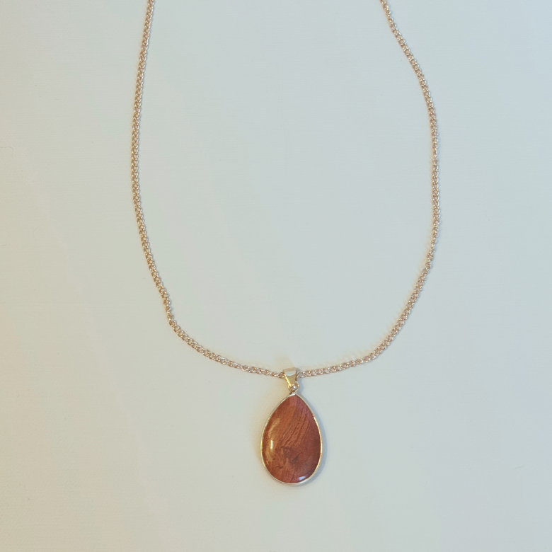 Red Jasper Pendant Necklace
