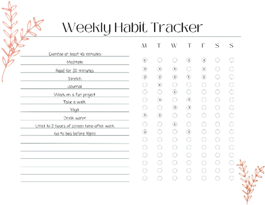 Weekly Goal Tracker