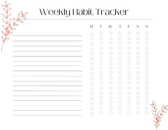 Weekly Goal Tracker