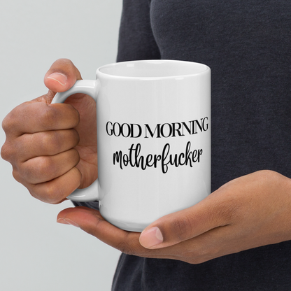 Good Morning Motherfucker & Middle Finger Mug