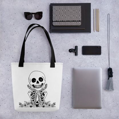 Petals and Bones Tote Bag