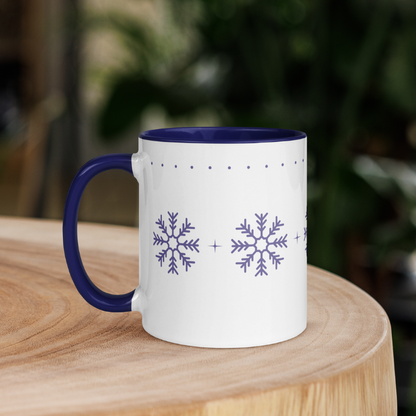 Purple Snowflakes Mug