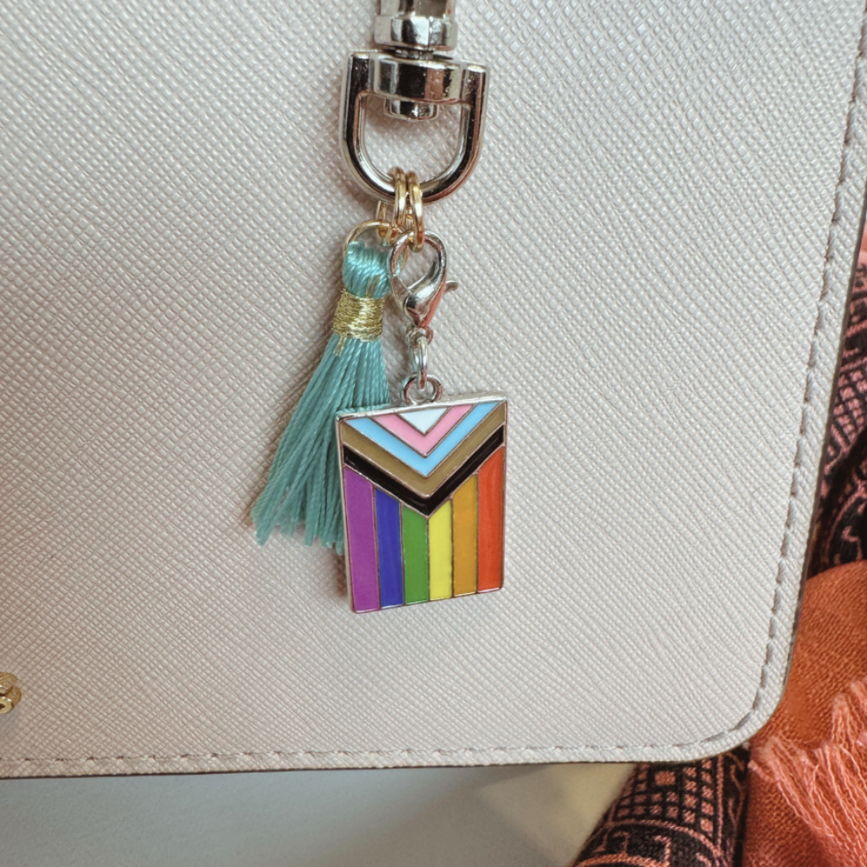 Pride Flag Purse Charm