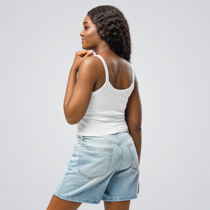 Say Hi To Your Dad Women’s Micro-Rib Tank Top