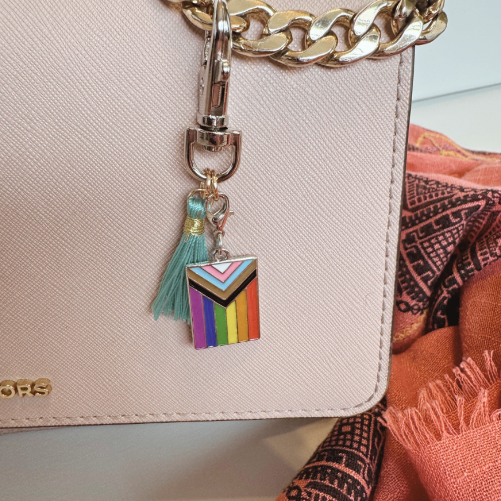 Pride Flag Purse Charm