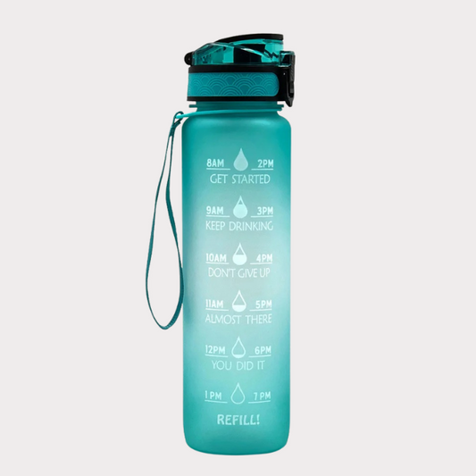 Water Bottle With Time Marker