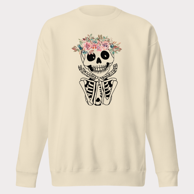 Blooming Bones Unisex Sweatshirt