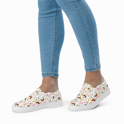 Women’s Canvas Butterfly Garden Shoes