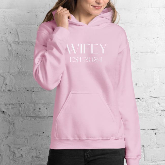 Wifey EST 2024 Hoodie - 8 Colors