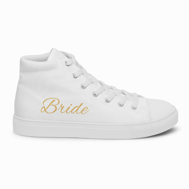 Bride High Top Canvas Shoes