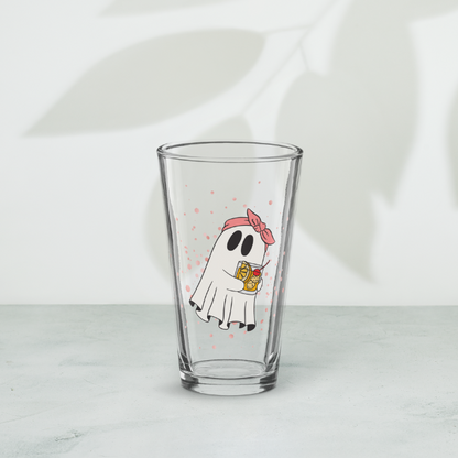 Old Fashioned Boo Pint Glass