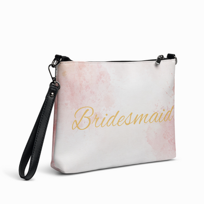 Bridesmaid Crossbody Purse - Pink Burst