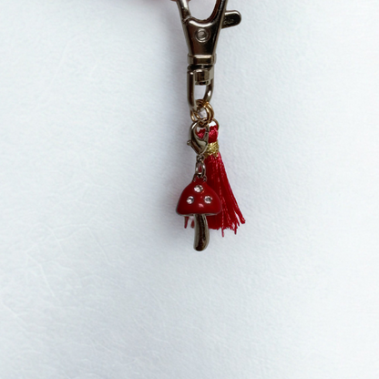 Mushroom Purse Charm & Keychain