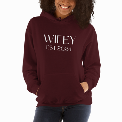 Wifey EST 2024 Hoodie - 8 Colors