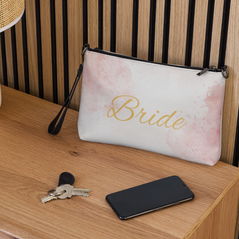 Bride Crossbody Purse - Pink Burst