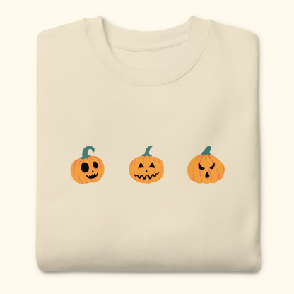 Punny Pumpkins Unisex Sweatshirt