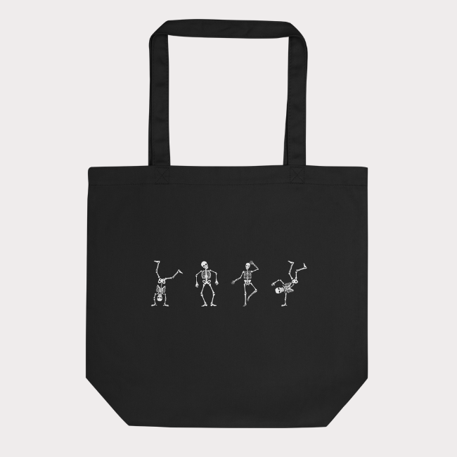 Dancing Skeletons Eco Tote Bag