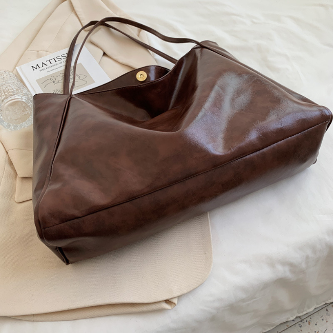 Large Soft Leather Shoulder Bag