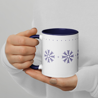 Purple Snowflakes Mug