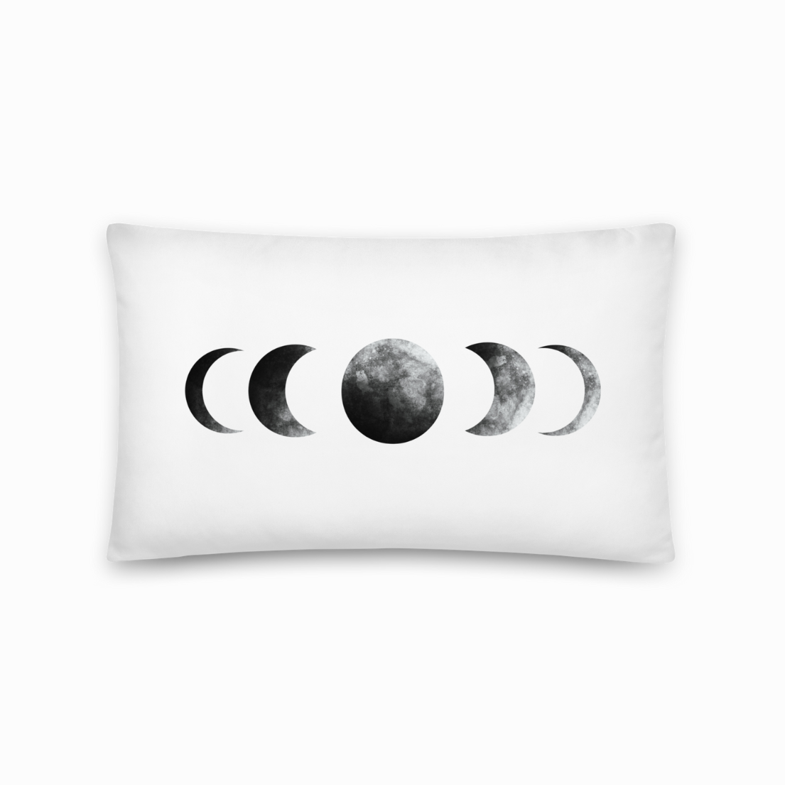 Moon Phases Throw Pillow