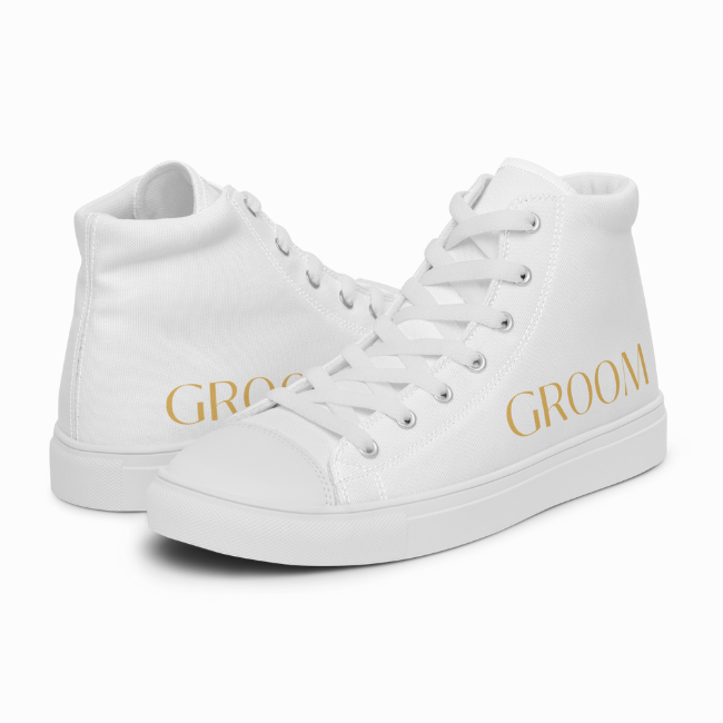 Groom High Top Canvas Shoes