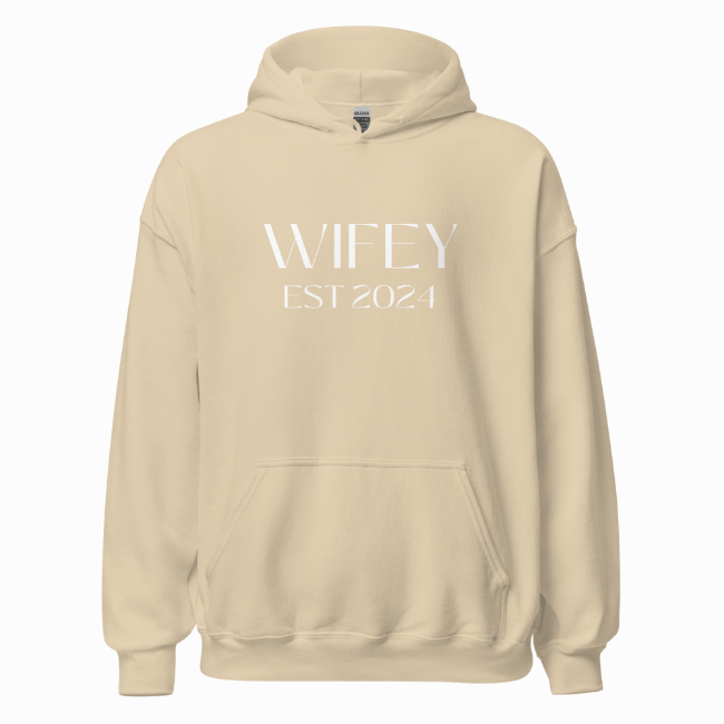 Wifey EST 2024 Hoodie - 8 Colors