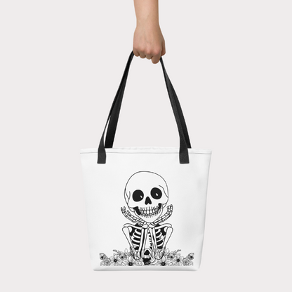 Petals and Bones Tote Bag