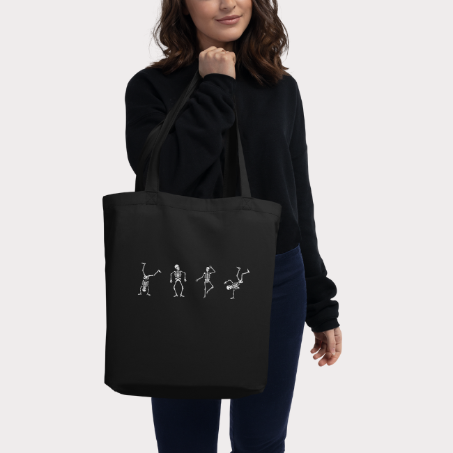 Dancing Skeletons Eco Tote Bag