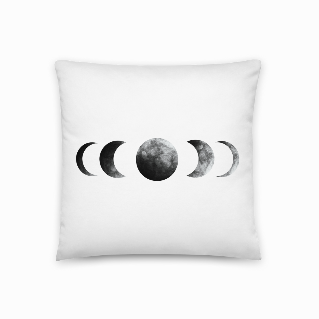 Moon Phases Throw Pillow