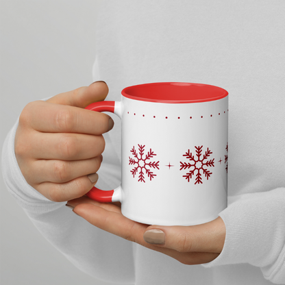 Red Snowflakes Mug