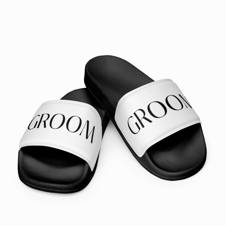 Groom Slip-On Slides