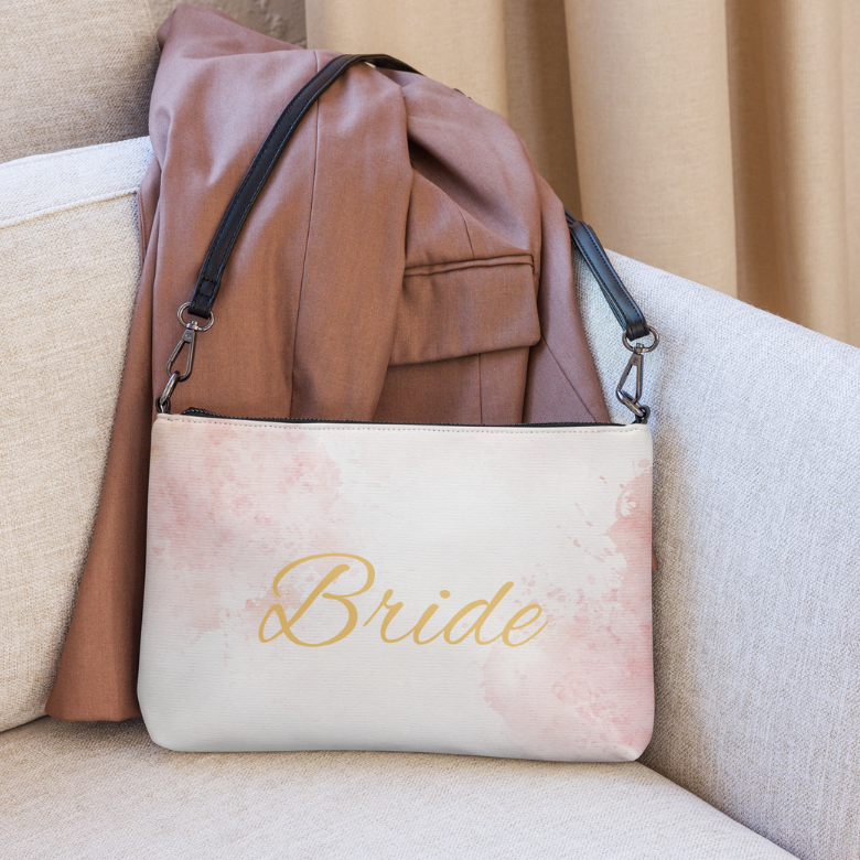 Bride Crossbody Purse - Pink Burst