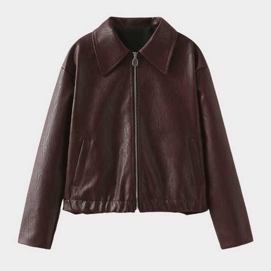 Faux Leather Jacket