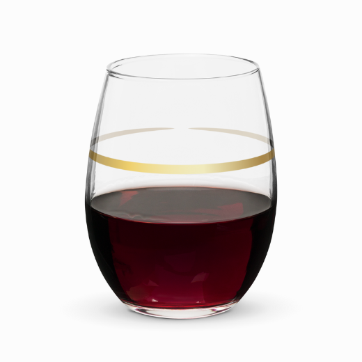 Stemless Wine Glass - The Gold Standard