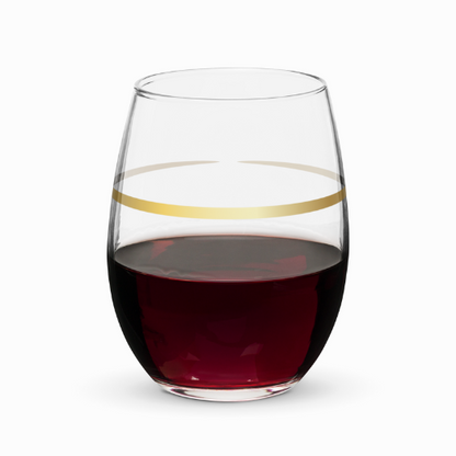 Stemless Wine Glass - The Gold Standard