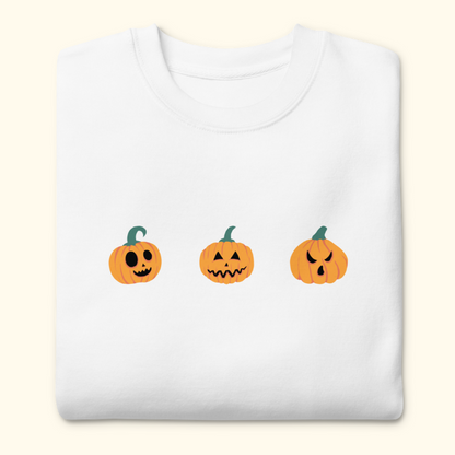 Punny Pumpkins Unisex Sweatshirt