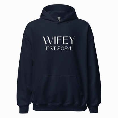 Wifey EST 2024 Hoodie - 8 Colors