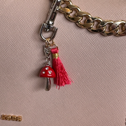 Mushroom Purse Charm & Keychain