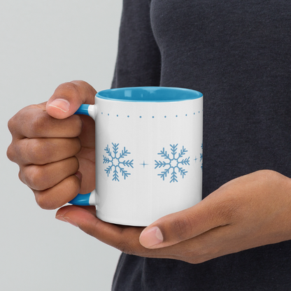 Blue Snowflakes Mug