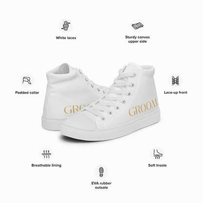 Groom High Top Canvas Shoes