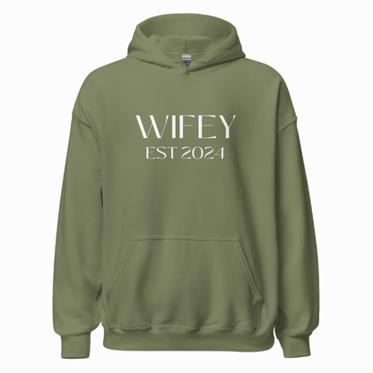 Wifey EST 2024 Hoodie - 8 Colors