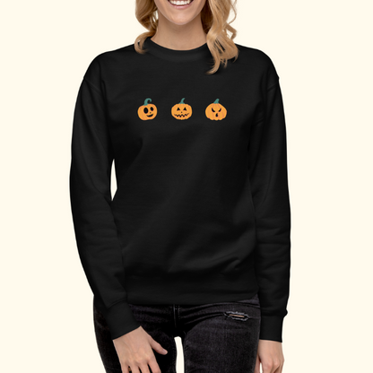 Punny Pumpkins Unisex Sweatshirt