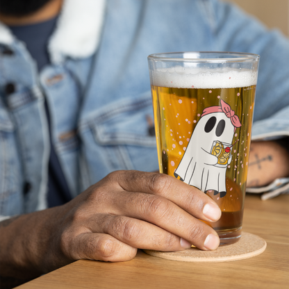 Old Fashioned Boo Pint Glass