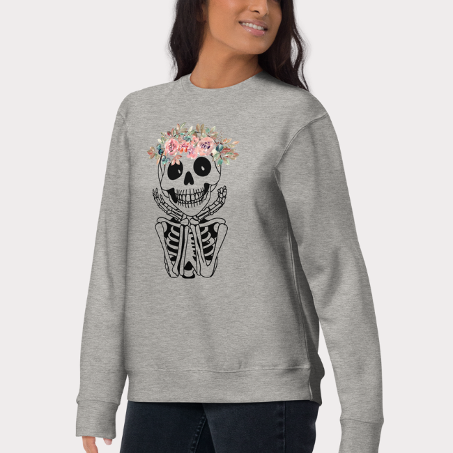 Blooming Bones Unisex Sweatshirt