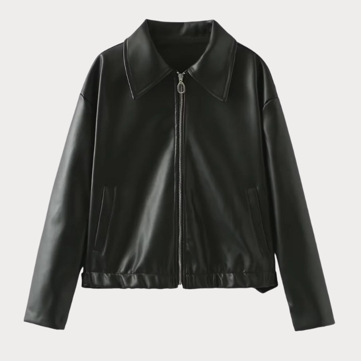 Faux Leather Jacket